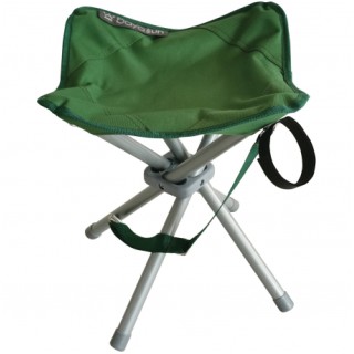 1 - Banqueta dobrável para camping, pesca e trekking em aço com alça e bolsa